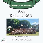 FOTO ANGKATAN SMA NEGERI 1 AMARASI TAHUN PELAJARAN 2023/2024